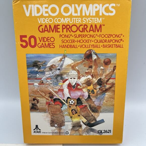 Video Olympics (1977) Atari 2600 - 50 Video Games CIB - Picture 3 of 9